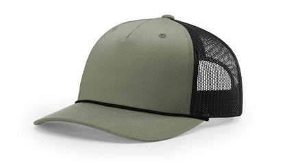 Richardson 112PFR - Snapback Five Panel Trucker with Rope