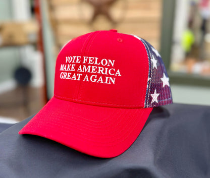 Vote Felon MAGA Cap